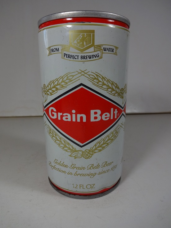 Grain Belt - red & white - crimped - Click Image to Close